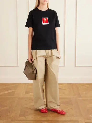 Loewe Appliquéd Cotton-jersey T-shirt | Thumbnail 2 Loewe Appliquéd Cotton-jersey T-shirt | Thumbnail 2