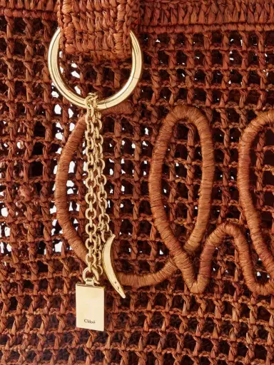 Chloé Summer Banana Leather-trimmed Raffia Tote | Thumbnail 5 Chloé Summer Banana Leather-trimmed Raffia Tote | Thumbnail 5