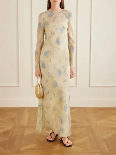 SIR. Cecile Floral-print Georgette Maxi Dress | Thumbnail 2 SIR. Cecile Floral-print Georgette Maxi Dress | Thumbnail 2