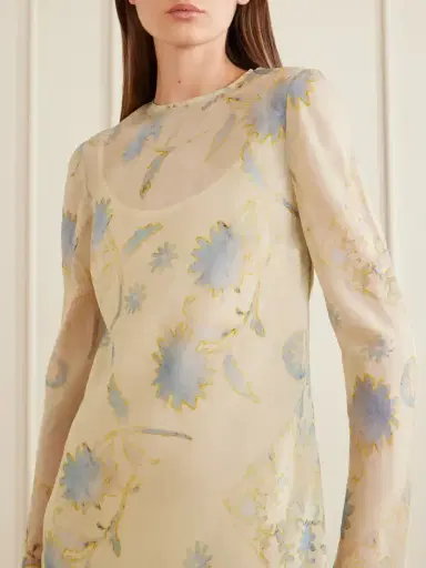 SIR. Cecile Floral-print Georgette Maxi Dress | Thumbnail 4 SIR. Cecile Floral-print Georgette Maxi Dress | Thumbnail 4