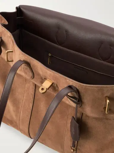 Brunello Cucinelli Suede Weekend Bag | Thumbnail 6 Brunello Cucinelli Suede Weekend Bag | Thumbnail 6