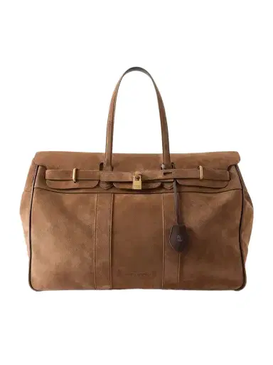 Brunello Cucinelli Suede Weekend Bag | Thumbnail 1 Brunello Cucinelli Suede Weekend Bag | Thumbnail 1