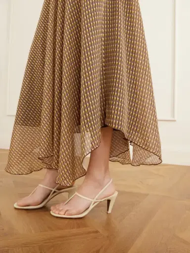 SIR. Cooper Asymmetric Printed Chiffon Maxi Skirt | Thumbnail 5 SIR. Cooper Asymmetric Printed Chiffon Maxi Skirt | Thumbnail 5