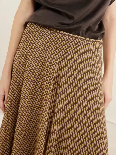 SIR. Cooper Asymmetric Printed Chiffon Maxi Skirt | Thumbnail 6 SIR. Cooper Asymmetric Printed Chiffon Maxi Skirt | Thumbnail 6