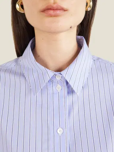 Anine Bing Essie Striped Cotton-poplin Shirt | Thumbnail 6 Anine Bing Essie Striped Cotton-poplin Shirt | Thumbnail 6