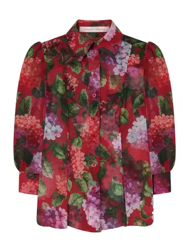 Carolina Herrera Floral-print Silk-chiffon Blouse | Thumbnail 1 Carolina Herrera Floral-print Silk-chiffon Blouse | Thumbnail 1