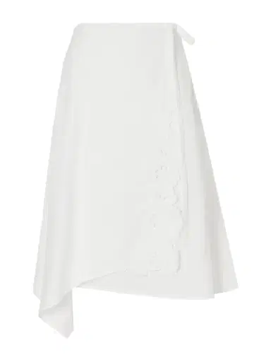 SIR. Klara Broderie Anglaise Cotton Midi Skirt | Thumbnail 1 SIR. Klara Broderie Anglaise Cotton Midi Skirt | Thumbnail 1