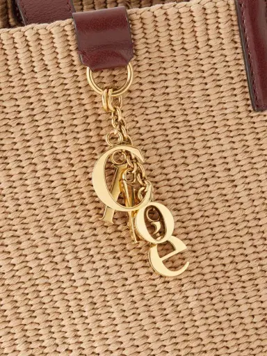 Chloé Leather-trimmed Raffia Tote Bag | Thumbnail 5 Chloé Leather-trimmed Raffia Tote Bag | Thumbnail 5
