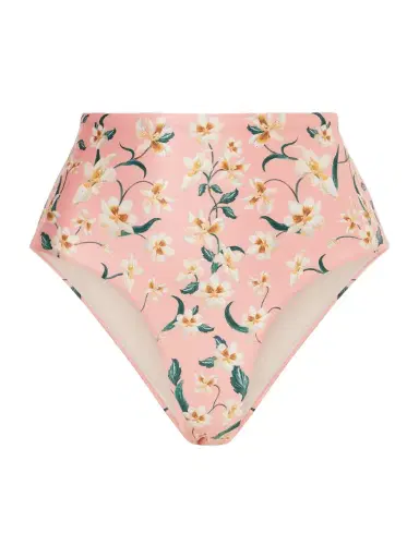 Agua by Agua Bendita Magenta Promesa Floral-print Bikini Brief | Thumbnail 1 Agua by Agua Bendita Magenta Promesa Floral-print Bikini Brief | Thumbnail 1