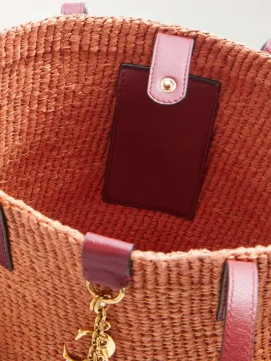 Chloé Leather-trimmed Raffia Tote Bag | Thumbnail 6 Chloé Leather-trimmed Raffia Tote Bag | Thumbnail 6