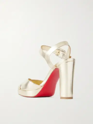 Christian Louboutin Cora 100 Leather Platform Sandals | Thumbnail 3 Christian Louboutin Cora 100 Leather Platform Sandals | Thumbnail 3