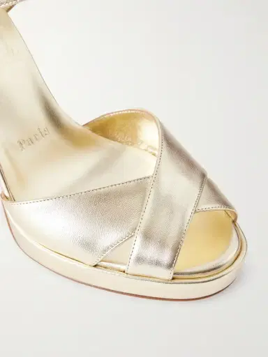 Christian Louboutin Cora 100 Leather Platform Sandals | Thumbnail 5 Christian Louboutin Cora 100 Leather Platform Sandals | Thumbnail 5