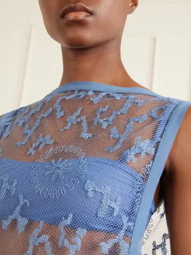 SIR. Leif Embroidered Tulle Top | Thumbnail 4 SIR. Leif Embroidered Tulle Top | Thumbnail 4