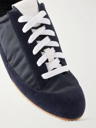 Jamie Haller Sacchetto Leather And Suede-trimmed Shell Sneakers | Thumbnail 5 Jamie Haller Sacchetto Leather And Suede-trimmed Shell Sneakers | Thumbnail 5