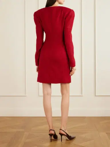 Magda Butrym Padded Bouclé Mini Dress | Thumbnail 3 Magda Butrym Padded Bouclé Mini Dress | Thumbnail 3