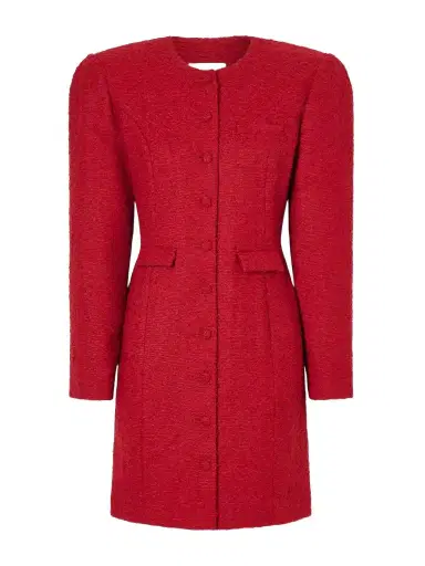 Magda Butrym Padded Bouclé Mini Dress | Thumbnail 1 Magda Butrym Padded Bouclé Mini Dress | Thumbnail 1