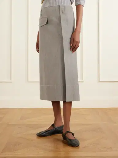 Marni Pleated Virgin-wool Midi Skirt | Thumbnail 3 Marni Pleated Virgin-wool Midi Skirt | Thumbnail 3