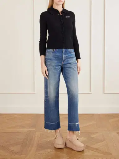 Chloé Nama Suede Platform Mules | Thumbnail 4 Chloé Nama Suede Platform Mules | Thumbnail 4