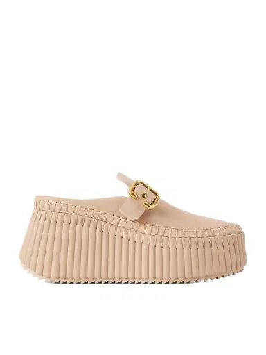 Chloé Nama Suede Platform Mules | Thumbnail 1 Chloé Nama Suede Platform Mules | Thumbnail 1