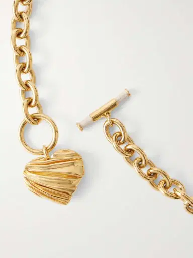 Chloé tone And Leather Necklace | Thumbnail 4 Chloé tone And Leather Necklace | Thumbnail 4