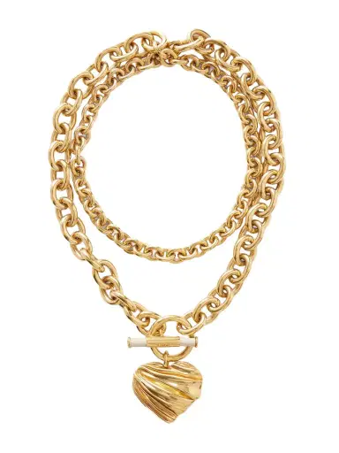 Chloé tone And Leather Necklace | Thumbnail 1 Chloé tone And Leather Necklace | Thumbnail 1