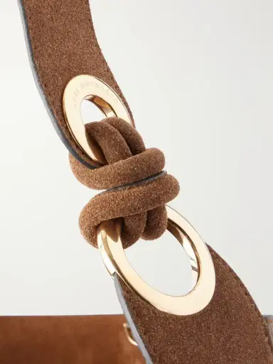 Anya Hindmarch Ringo Suede-trimmed Textured-leather Tote | Thumbnail 5 Anya Hindmarch Ringo Suede-trimmed Textured-leather Tote | Thumbnail 5