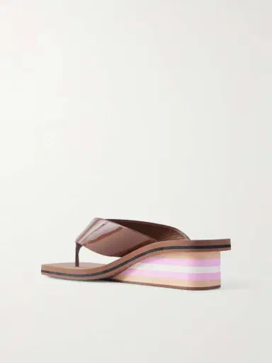 Chloé Swimming Cool Patent-leather Sandals | Thumbnail 3 Chloé Swimming Cool Patent-leather Sandals | Thumbnail 3