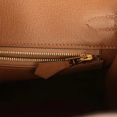 HERMÈS Hermes Birkin 25 Alezan Matte Alligator Gold Hardware | Thumbnail 9 HERMÈS Hermes Birkin 25 Alezan Matte Alligator Gold Hardware | Thumbnail 9