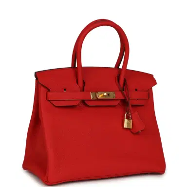 HERMÈS Hermes Birkin 30 Rouge de Coeur Togo Gold Hardware | Thumbnail 2 HERMÈS Hermes Birkin 30 Rouge de Coeur Togo Gold Hardware | Thumbnail 2
