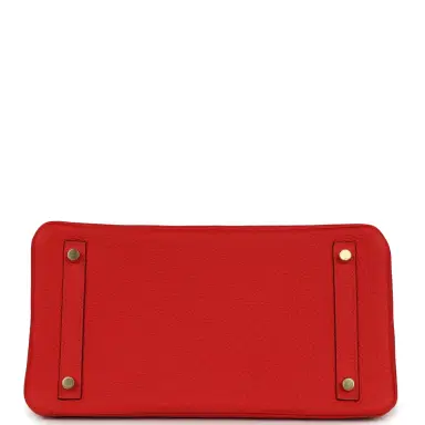 HERMÈS Hermes Birkin 30 Rouge de Coeur Togo Gold Hardware | Thumbnail 6 HERMÈS Hermes Birkin 30 Rouge de Coeur Togo Gold Hardware | Thumbnail 6