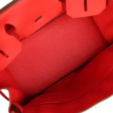 HERMÈS Hermes Birkin 30 Rouge de Coeur Togo Gold Hardware | Thumbnail 8 HERMÈS Hermes Birkin 30 Rouge de Coeur Togo Gold Hardware | Thumbnail 8