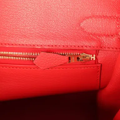 HERMÈS Hermes Birkin 30 Rouge de Coeur Togo Gold Hardware | Thumbnail 9 HERMÈS Hermes Birkin 30 Rouge de Coeur Togo Gold Hardware | Thumbnail 9
