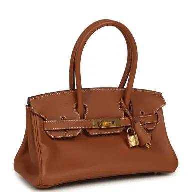 HERMÈS Pre-owned Hermes Shoulder Birkin Light 29 Gold Evercolor Gold Hardware | Thumbnail 2 HERMÈS Pre-owned Hermes Shoulder Birkin Light 29 Gold Evercolor Gold Hardware | Thumbnail 2