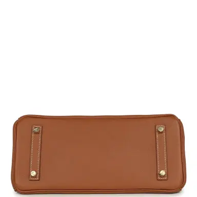HERMÈS Pre-owned Hermes Shoulder Birkin Light 29 Gold Evercolor Gold Hardware | Thumbnail 6 HERMÈS Pre-owned Hermes Shoulder Birkin Light 29 Gold Evercolor Gold Hardware | Thumbnail 6