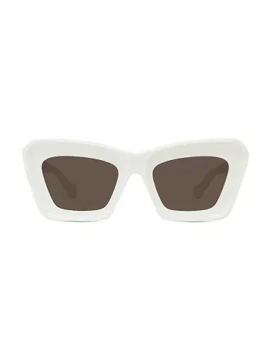 LOEWE Women's Anagram 51MM Cat-Eye Sunglasses - Brown | Thumbnail 2 LOEWE Women's Anagram 51MM Cat-Eye Sunglasses - Brown | Thumbnail 2