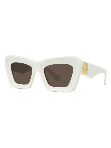 LOEWE Women's Anagram 51MM Cat-Eye Sunglasses - Brown | Thumbnail 1 LOEWE Women's Anagram 51MM Cat-Eye Sunglasses - Brown | Thumbnail 1