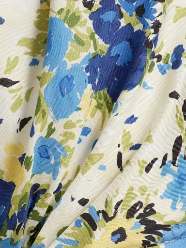 A.L.C. Women's Eliana Floral Tie-Detail Top - Butter Capri Multi - Size 14 | Thumbnail 7 A.L.C. Women's Eliana Floral Tie-Detail Top - Butter Capri Multi - Size 14 | Thumbnail 7