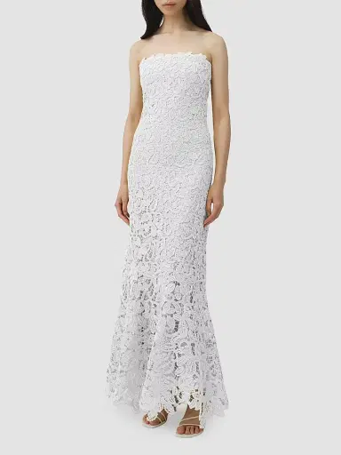 Simkhai Women's Sera Bustier Maxi Dress - Ivory - Size XL | Thumbnail 2 Simkhai Women's Sera Bustier Maxi Dress - Ivory - Size XL | Thumbnail 2