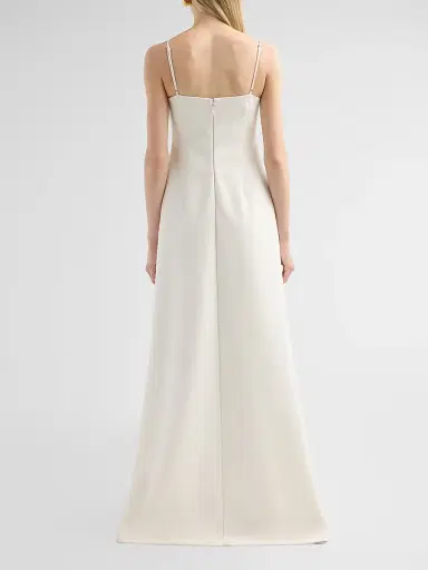 Cinq à Sept Women's Amberly Bow Gown - Ivory - Size 14 | Thumbnail 3 Cinq à Sept Women's Amberly Bow Gown - Ivory - Size 14 | Thumbnail 3