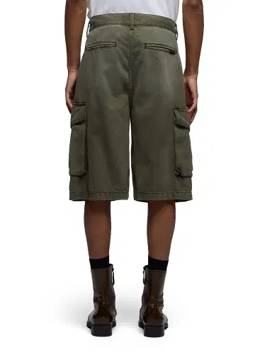 7 For All Mankind Men's Cotton-Blend Cargo Shorts - Sunfaded Moss | Thumbnail 5 7 For All Mankind Men's Cotton-Blend Cargo Shorts - Sunfaded Moss | Thumbnail 5