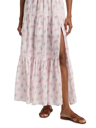 LoveShackFancy Women's Amandla Cotton Maxi Dress - Eau De Rose | Thumbnail 6 LoveShackFancy Women's Amandla Cotton Maxi Dress - Eau De Rose | Thumbnail 6
