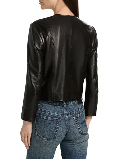 R13 Women's Leather Jacket - Black - Size Medium | Thumbnail 5 R13 Women's Leather Jacket - Black - Size Medium | Thumbnail 5
