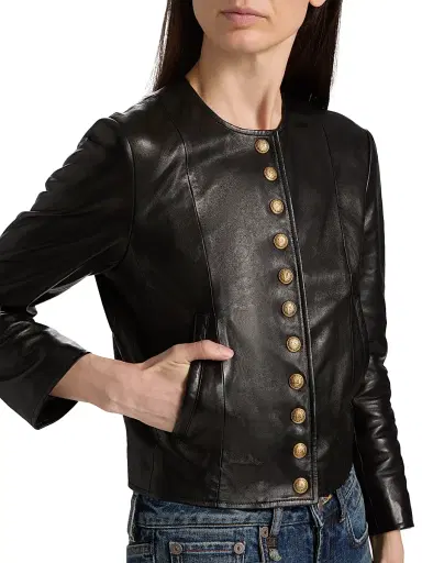 R13 Women's Leather Jacket - Black - Size Medium | Thumbnail 6 R13 Women's Leather Jacket - Black - Size Medium | Thumbnail 6