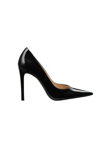 Stuart Weitzman Women's Power 100MM Patent Leather Pumps - Black - Size 9 | Thumbnail 1 Stuart Weitzman Women's Power 100MM Patent Leather Pumps - Black - Size 9 | Thumbnail 1