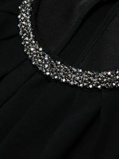 Teri Jon by Rickie Freeman Women's Embellished Cocktail Midi-Dress - Black | Thumbnail 7 Teri Jon by Rickie Freeman Women's Embellished Cocktail Midi-Dress - Black | Thumbnail 7