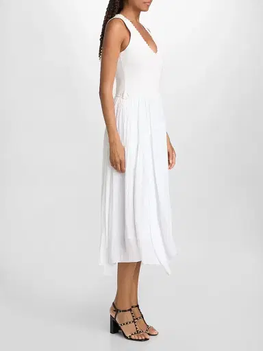 Ramy Brook Women's Hadley Sleeveless Ribbed Midi Dress - | Thumbnail 4 Ramy Brook Women's Hadley Sleeveless Ribbed Midi Dress - | Thumbnail 4