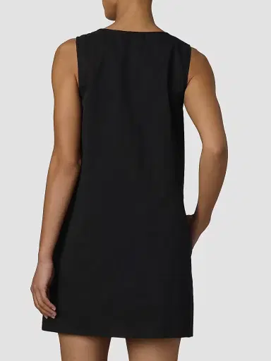 Joe's Jeans Women's The Ana Cotton Mini Dress - Black | Thumbnail 3 Joe's Jeans Women's The Ana Cotton Mini Dress - Black | Thumbnail 3