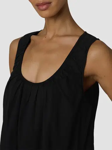 Joe's Jeans Women's The Ana Cotton Mini Dress - Black | Thumbnail 5 Joe's Jeans Women's The Ana Cotton Mini Dress - Black | Thumbnail 5