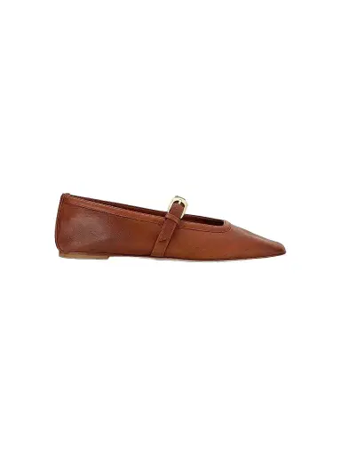Stuart Weitzman Women's Sai Leather Ballet Flats - Boho Tan - Size 9.5 | Thumbnail 1 Stuart Weitzman Women's Sai Leather Ballet Flats - Boho Tan - Size 9.5 | Thumbnail 1