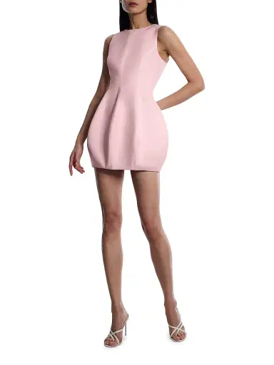 BCBGMAXAZRIA Women's Structured Bubble Minidress - Pink Blush | Thumbnail 2 BCBGMAXAZRIA Women's Structured Bubble Minidress - Pink Blush | Thumbnail 2